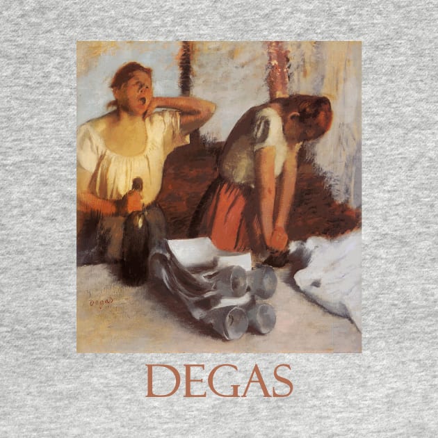 Laundry Girls Ironing by Edgar Degas by Naves